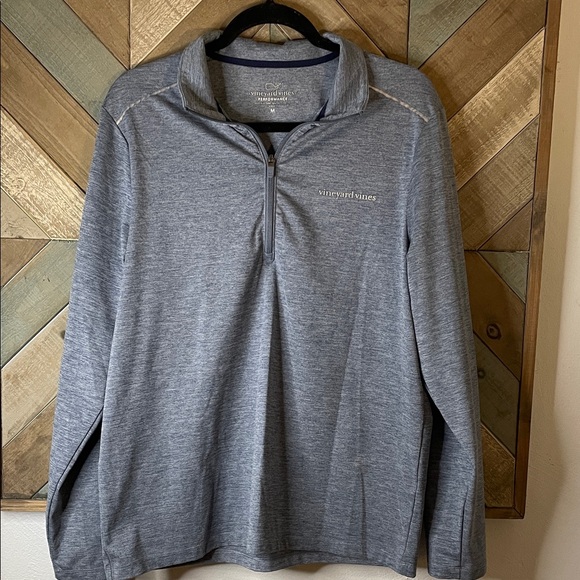 Vineyard Vines Men’s Performance Blue 1/4 Zip Pullover, size M - Picture 1 of 9